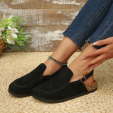 Magnolia | Women's Mules with Round Toe and Buckle