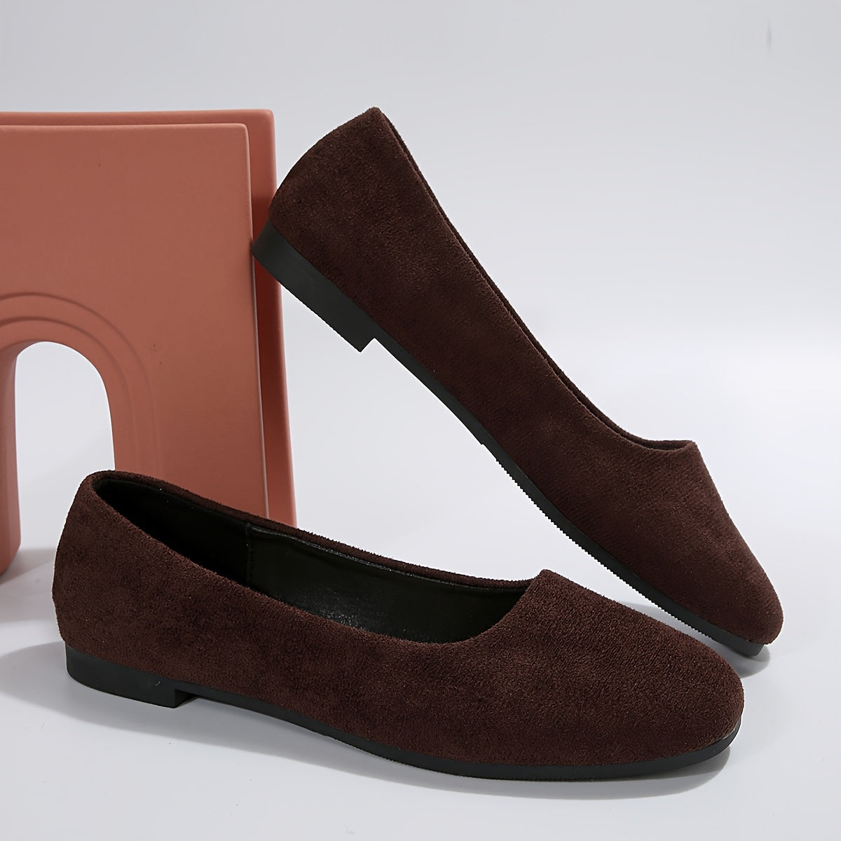 Women's Loafers with Slip On and Plain Toe