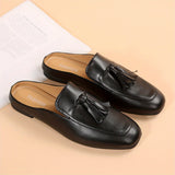 Women's Loafer Shoes with Slip On Design and Plain Toe