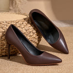 Women's Slip On Heels with Pointed Toe and Stiletto