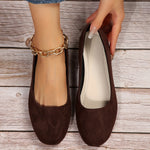 Women's Loafers with Slip On and Plain Toe