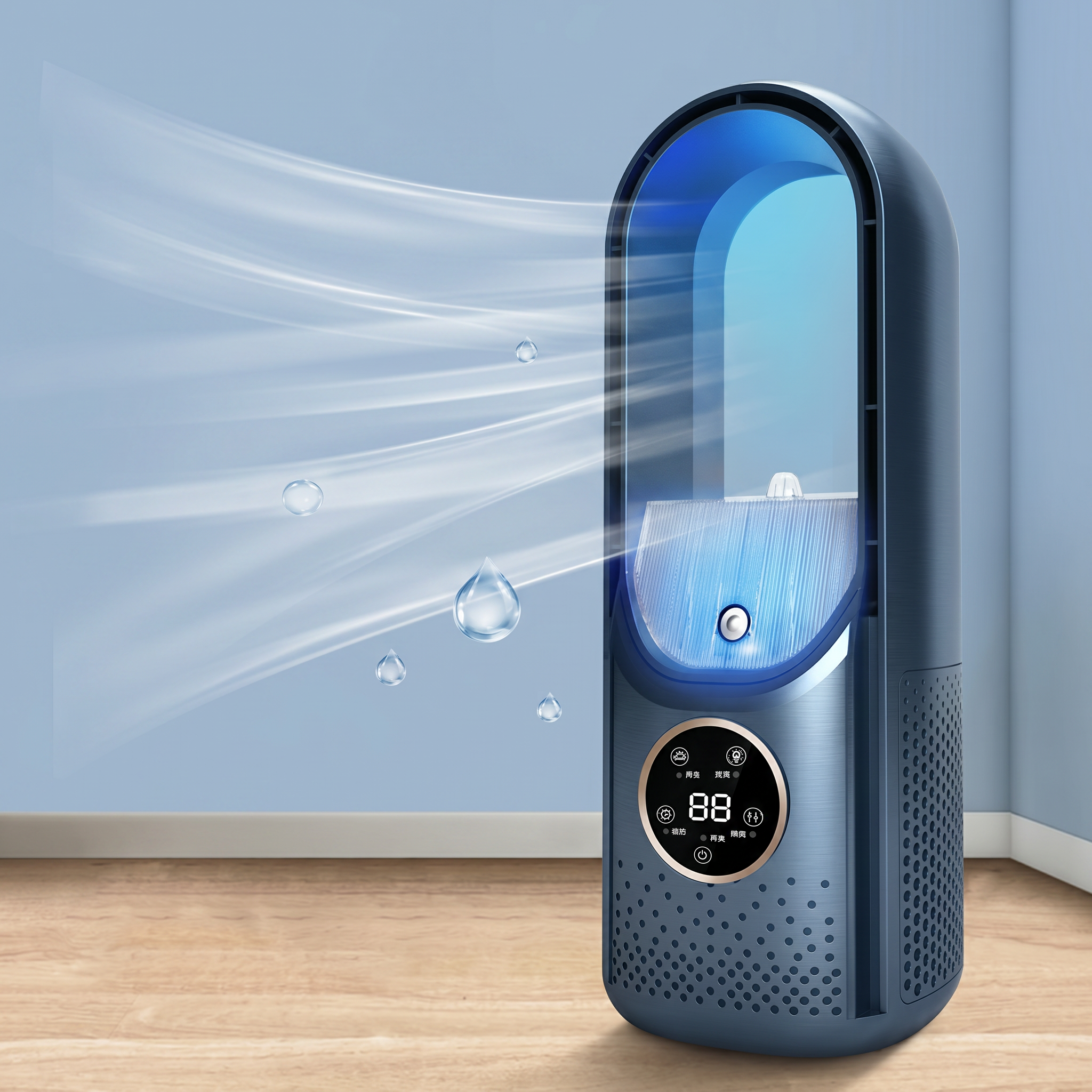 Air Conditioner Bladeless Portable Cooler Quiet Energy Efficient