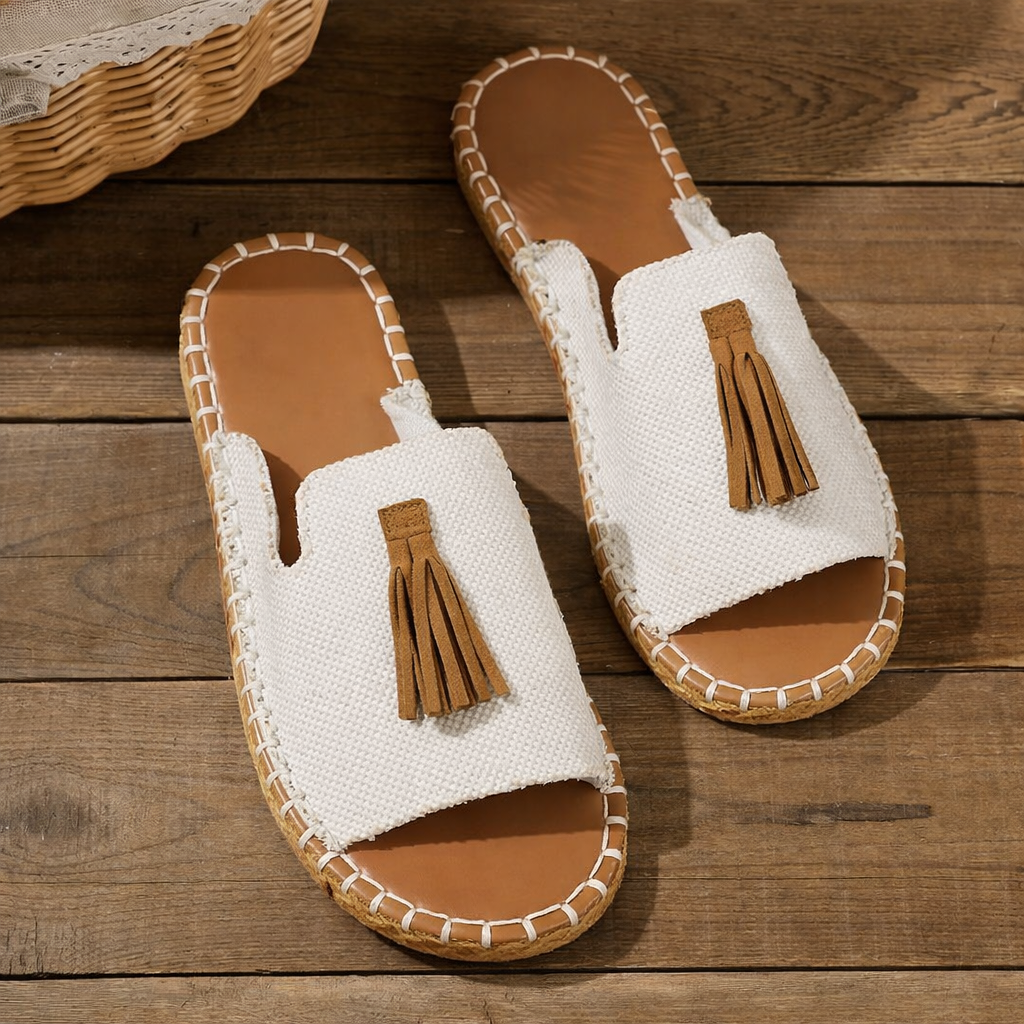 Womens Orthopedic Sandals with Cushioned Sole and Slip-On Design