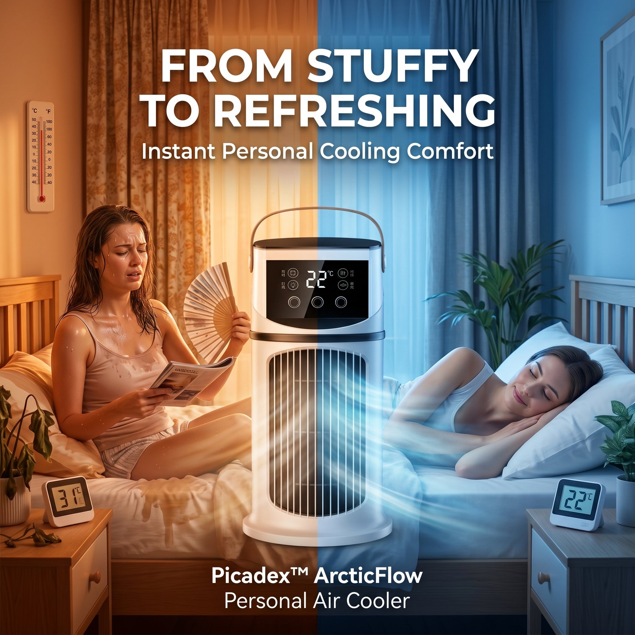 Veltrix – Small Air Conditioner Portable AC Fan
