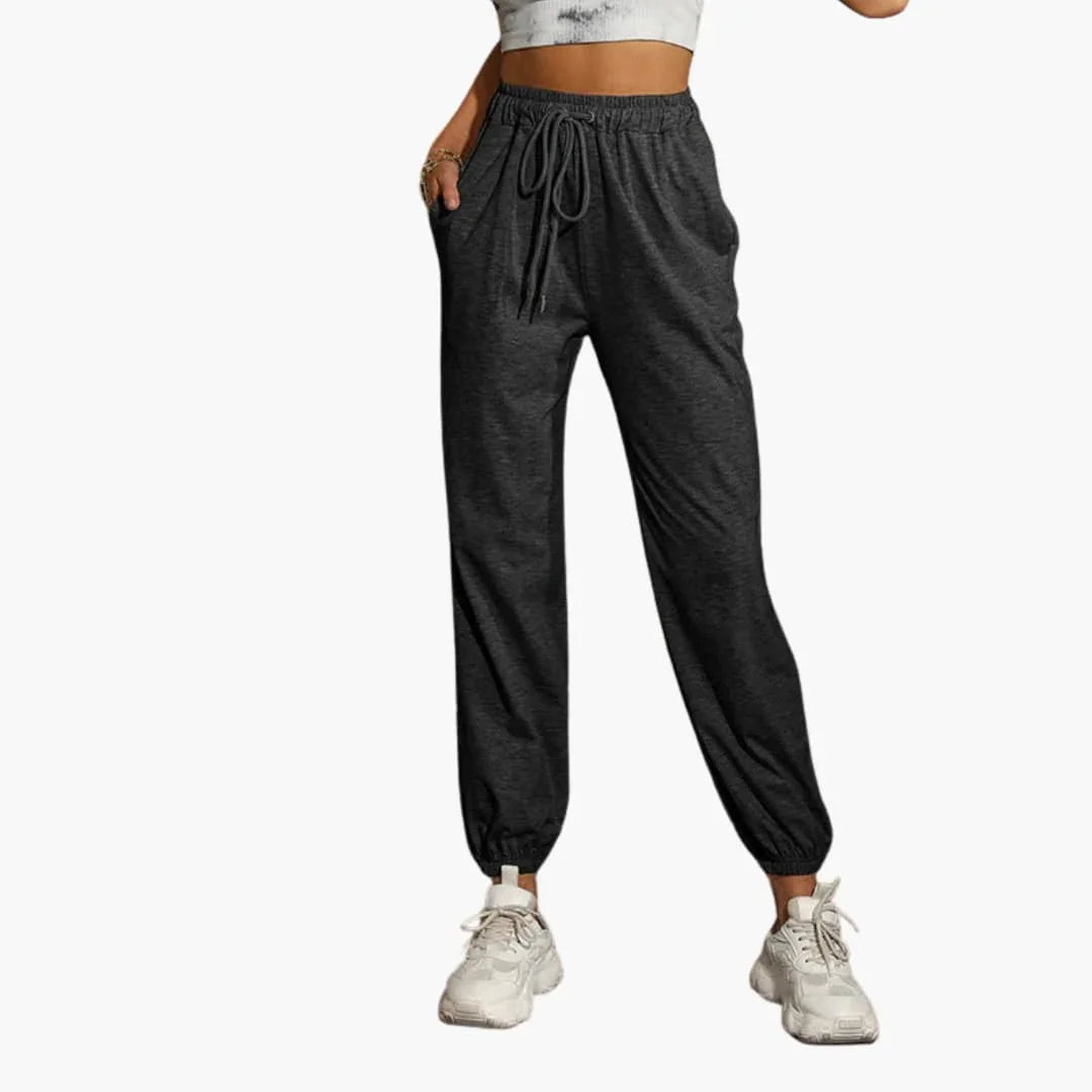 Bavane | Women's Jogging Pants with Waistband and Drawstring