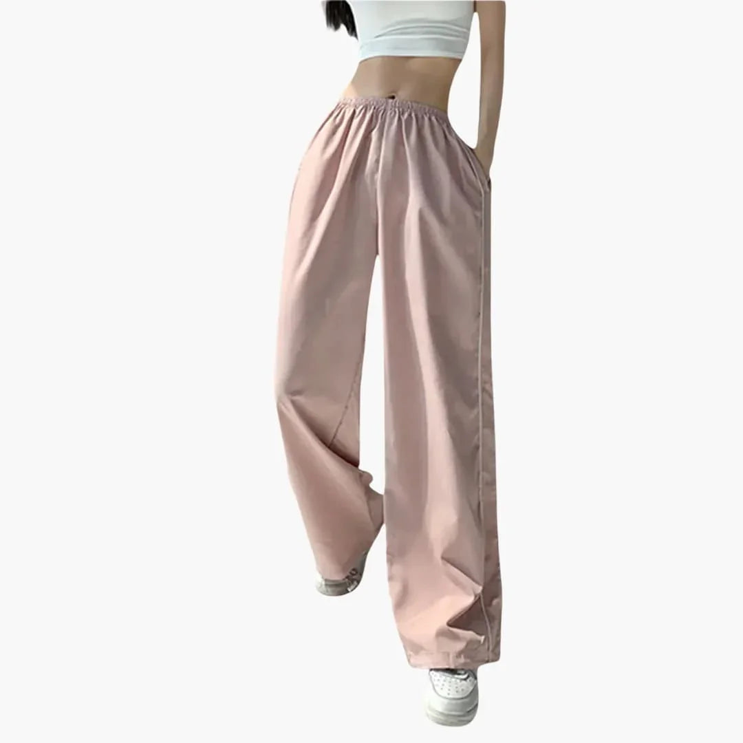 Women's Jogging Pants with Side Stripes