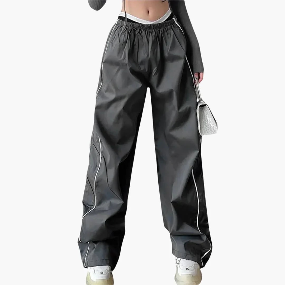 Women's Jogging Pants with Side Stripes