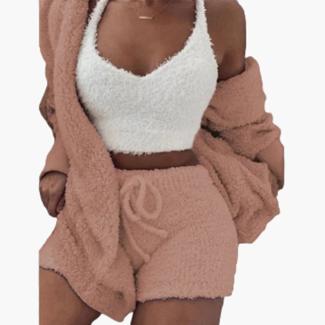 Women's Lounge Set with Cardigan