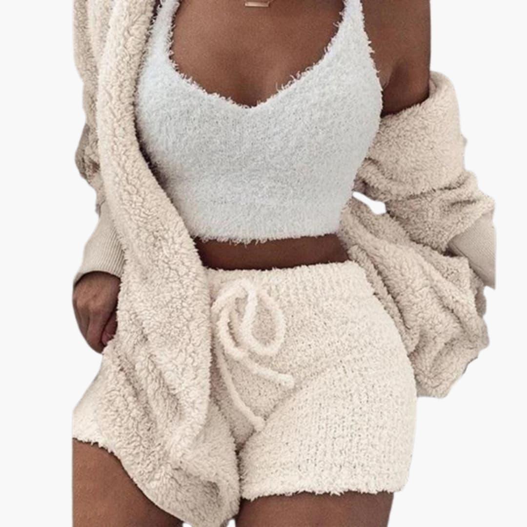 Women's Lounge Set with Cardigan