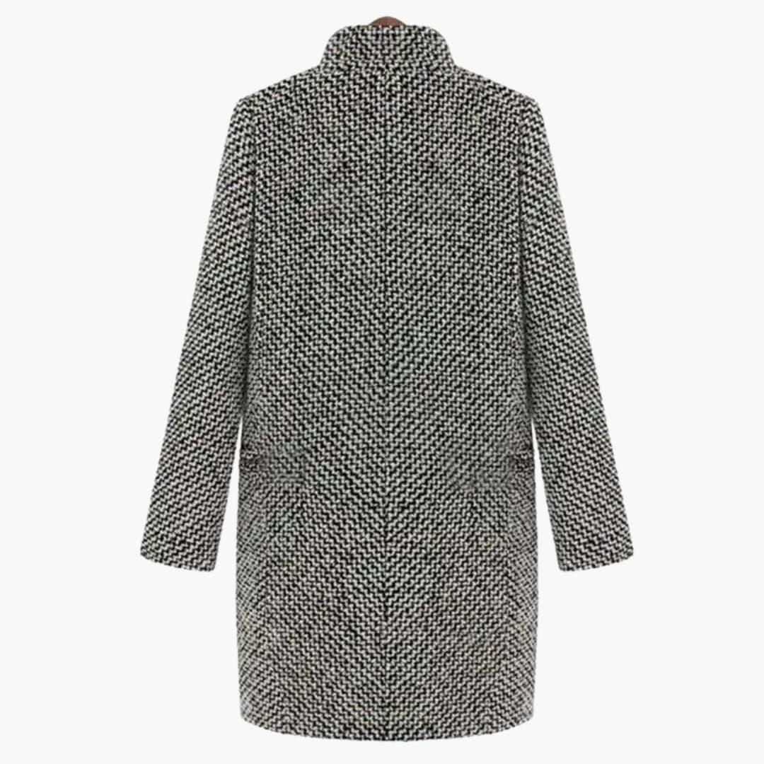 Women's Coat with Button Closure