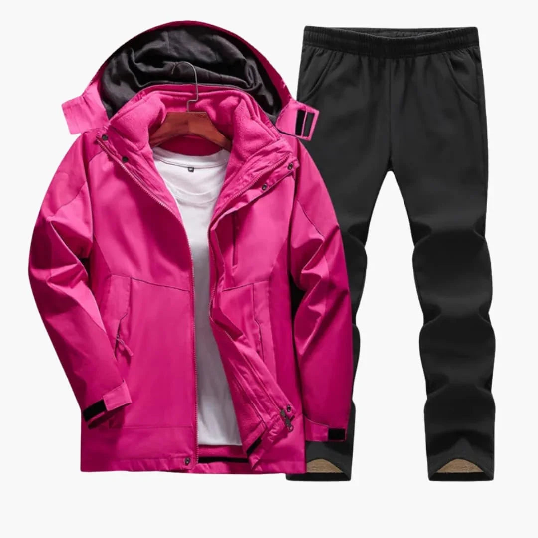 Bavane | Women's Outdoor Set with Hooded Jacket