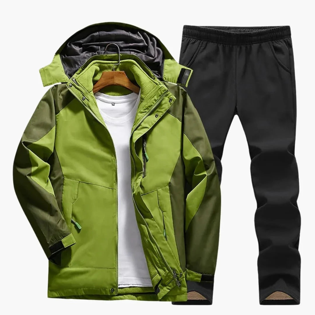 Women's Outdoor Set with Hooded Jacket