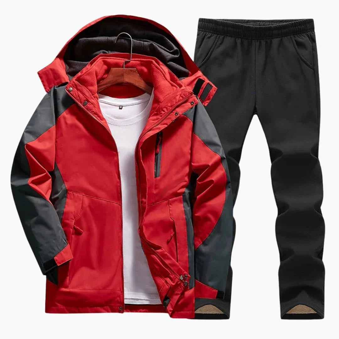 Women's Outdoor Set with Hooded Jacket