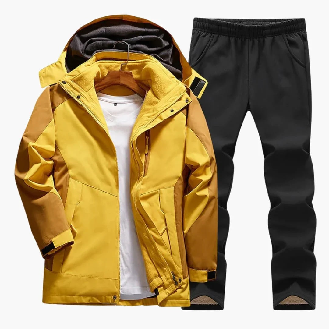 Women's Outdoor Set with Hooded Jacket