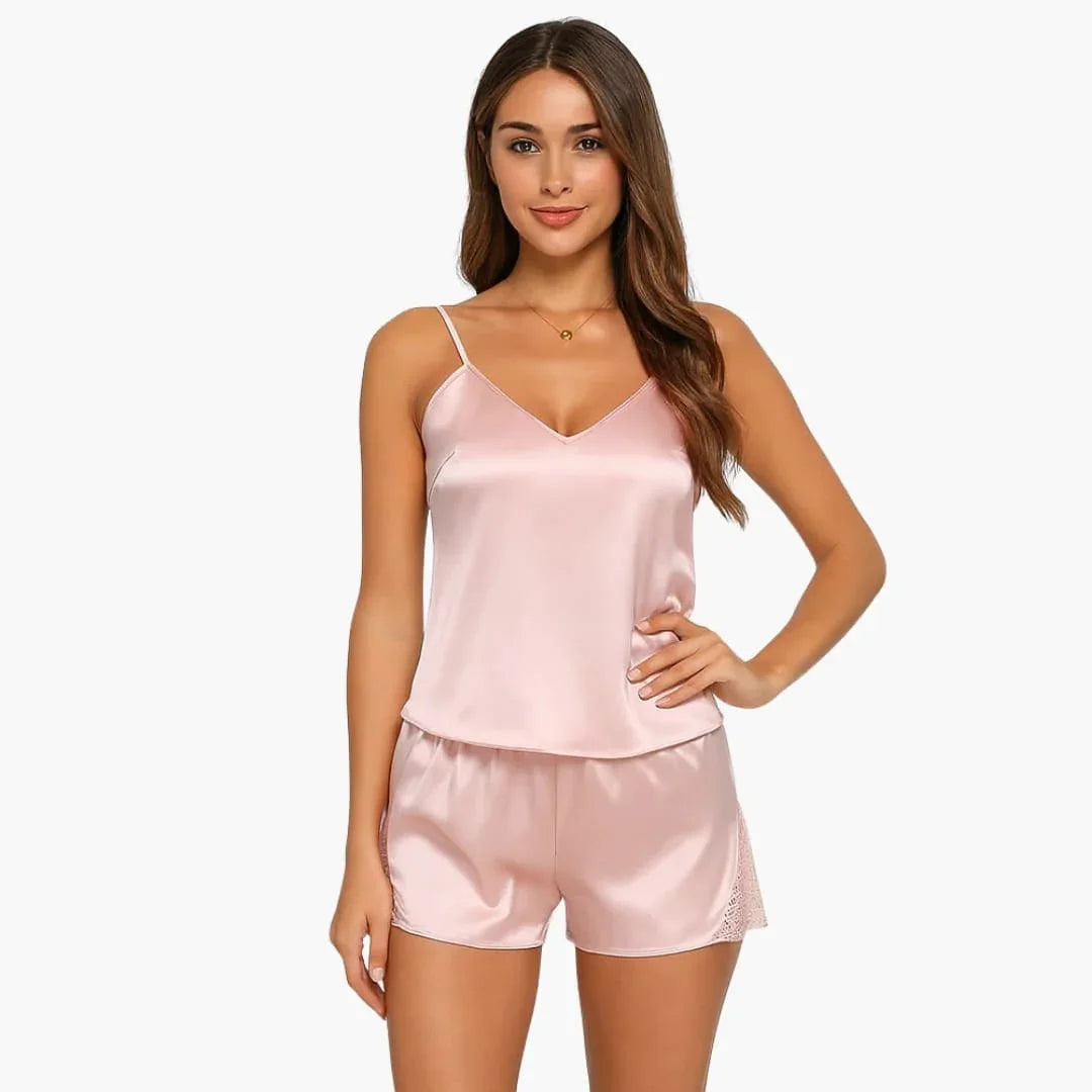 Bavane | Women's Pajama Set with Tank Top and Shorts