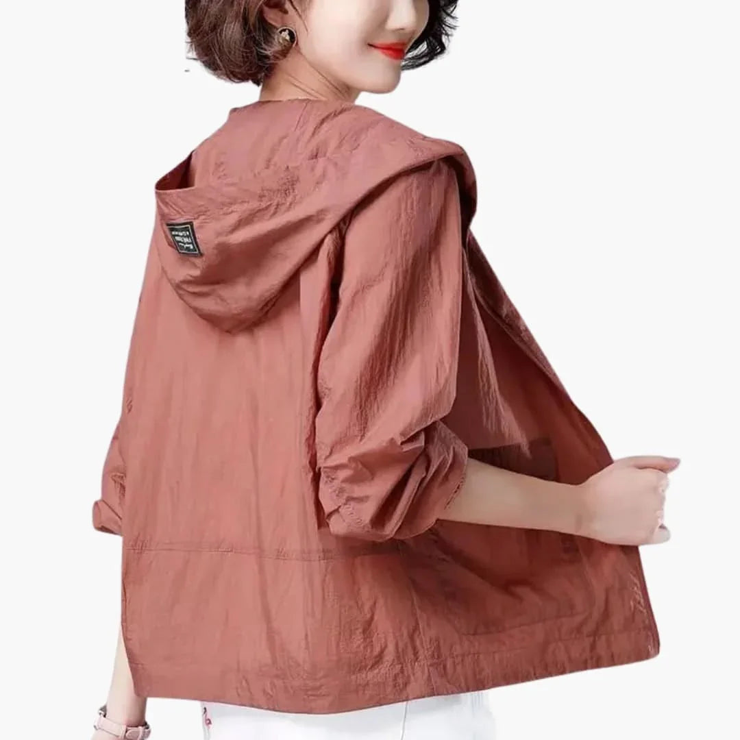 Bavane | Women's Rain Jacket with Hood for Everyday and Leisure