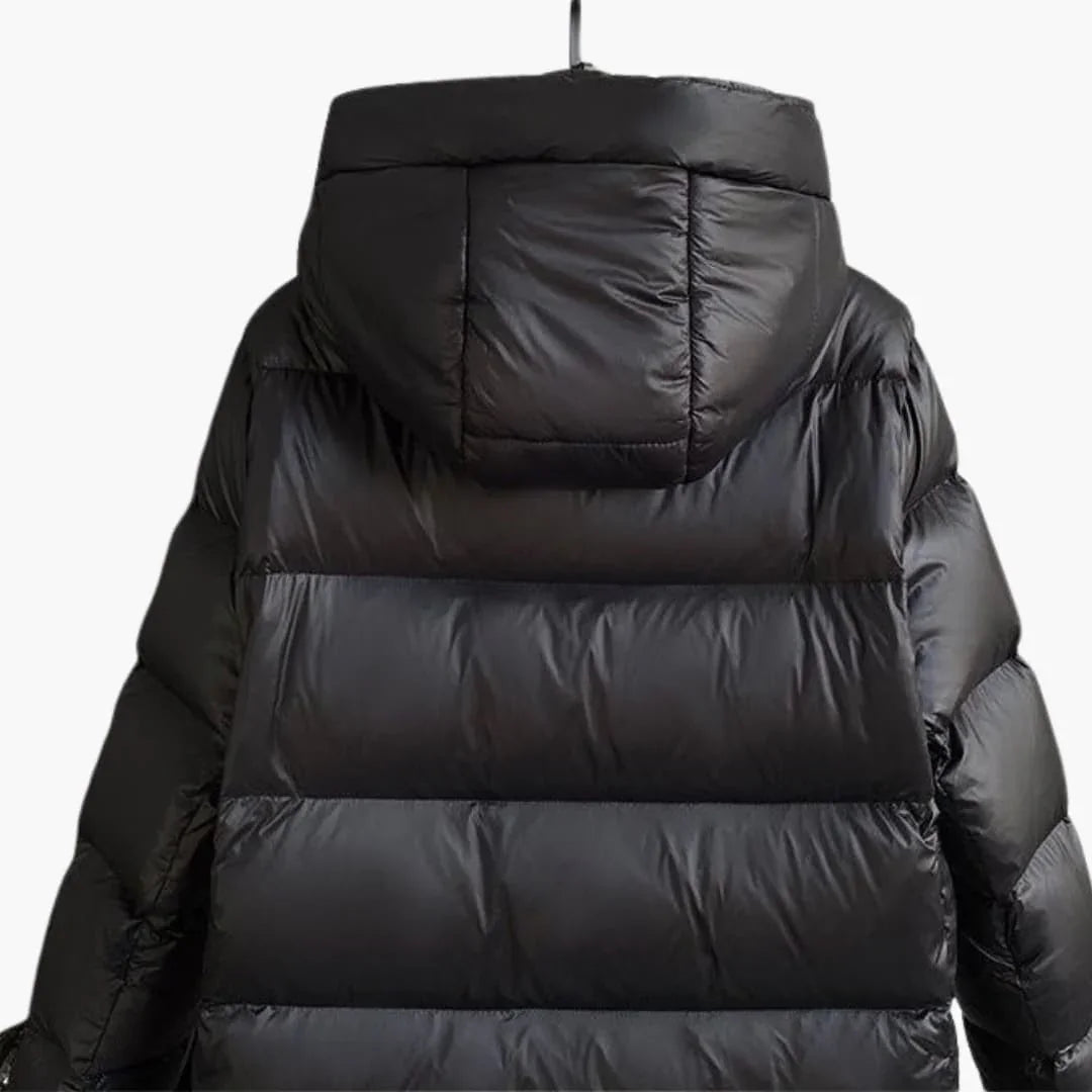 Women's Quilted Jacket with Adjustable Hood