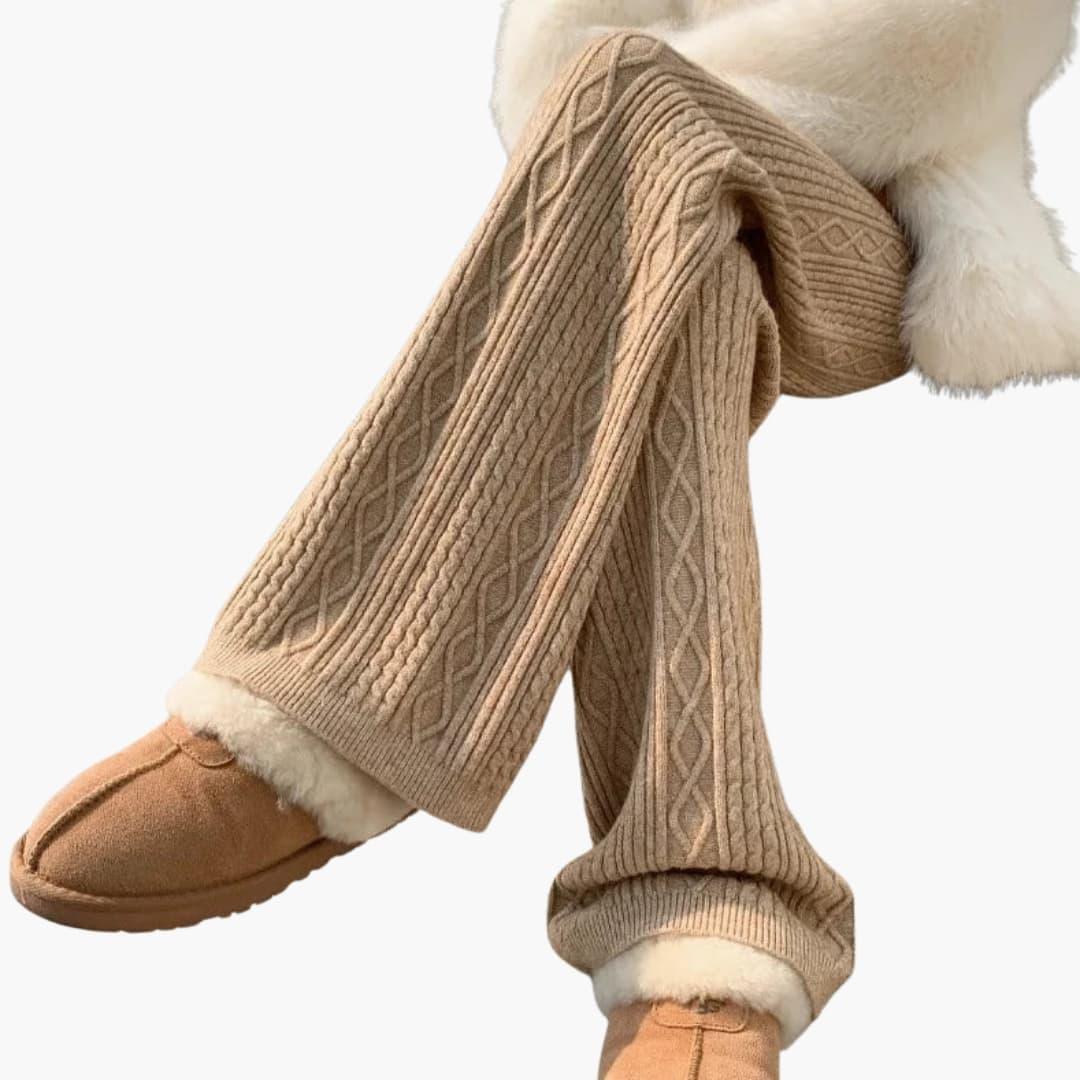 Bavane | Women's Knit Jogging Pants with Straight Leg