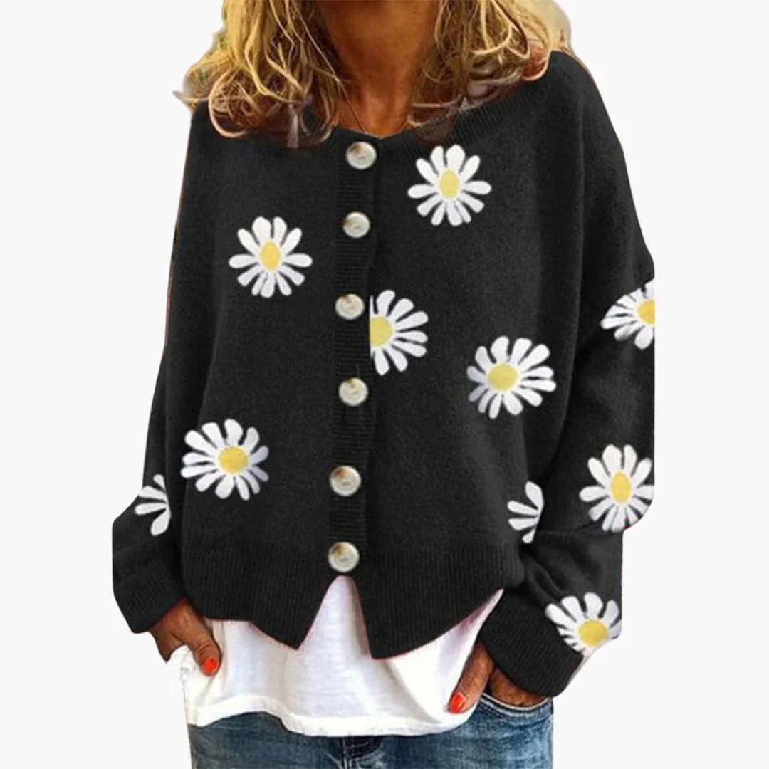 Women's Cardigan with Button Closure