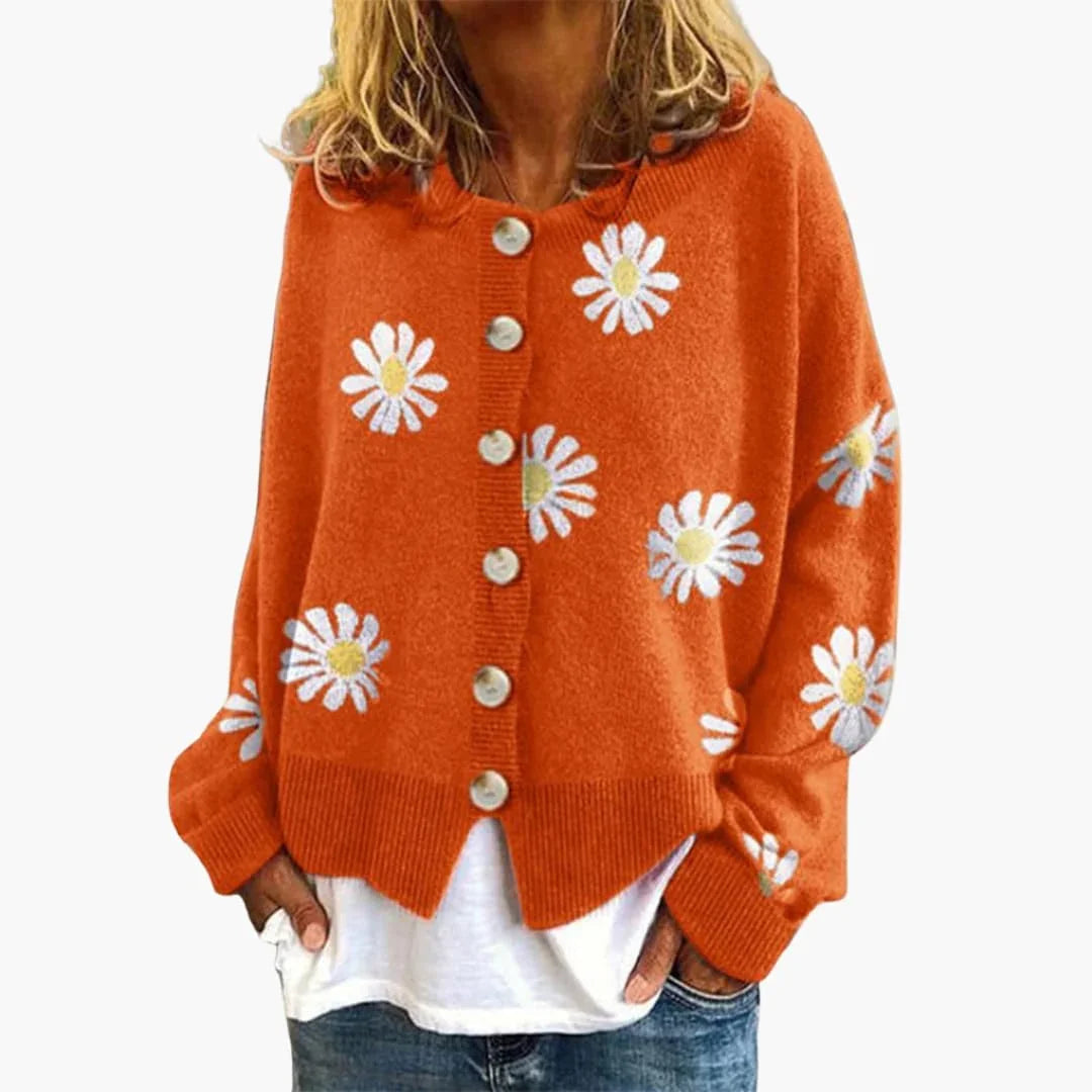 Women's Cardigan with Button Closure