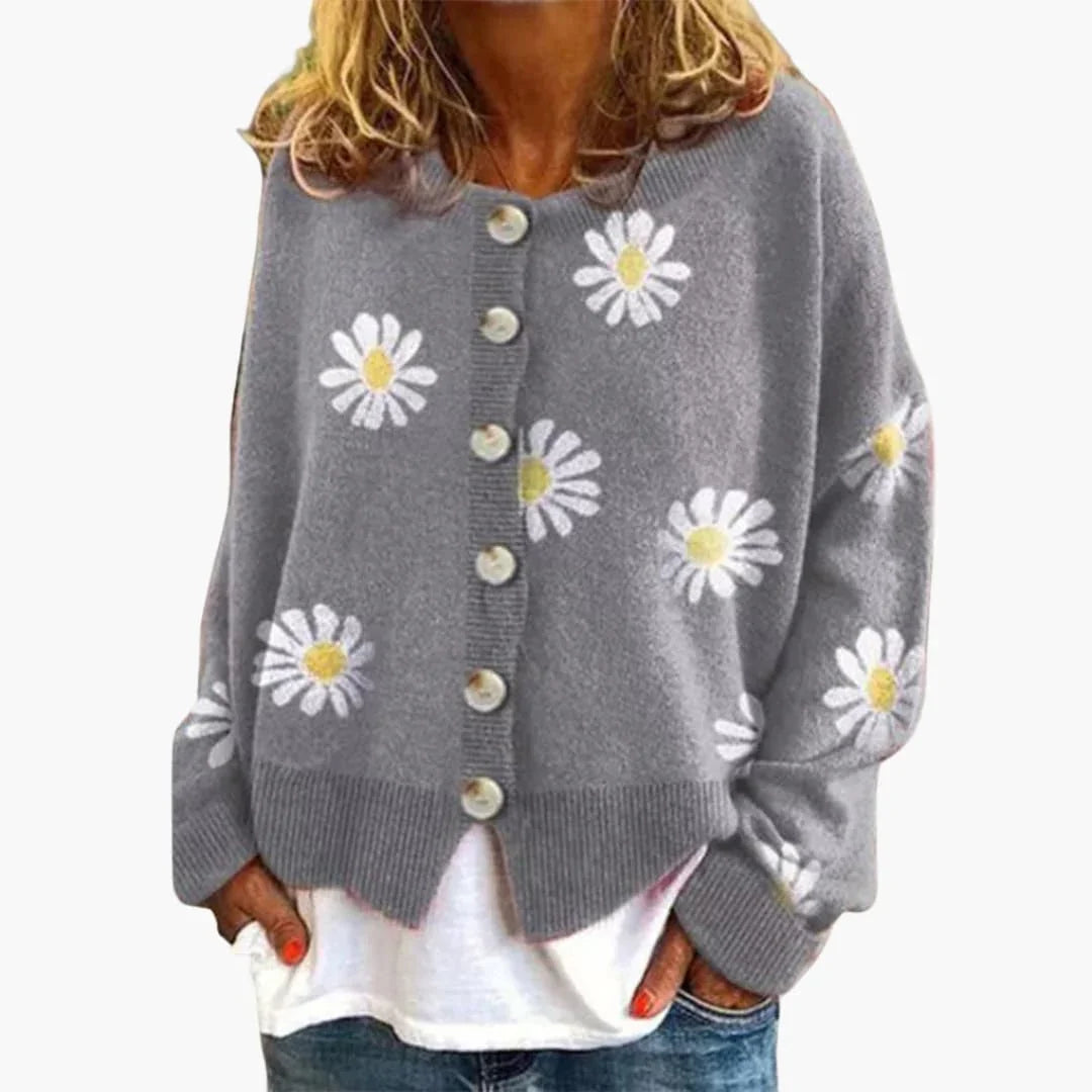 Women's Cardigan with Button Closure