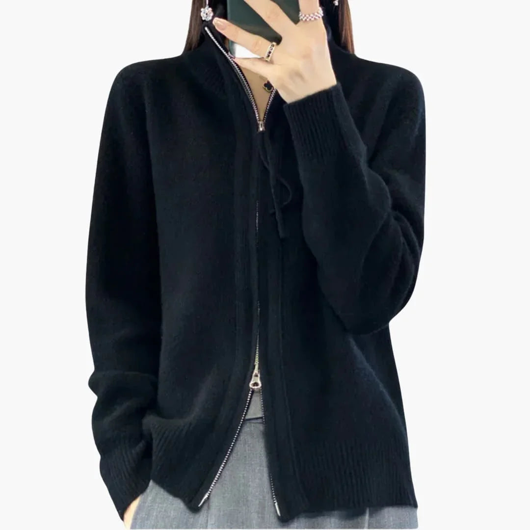Women's Zip-Up Cardigan