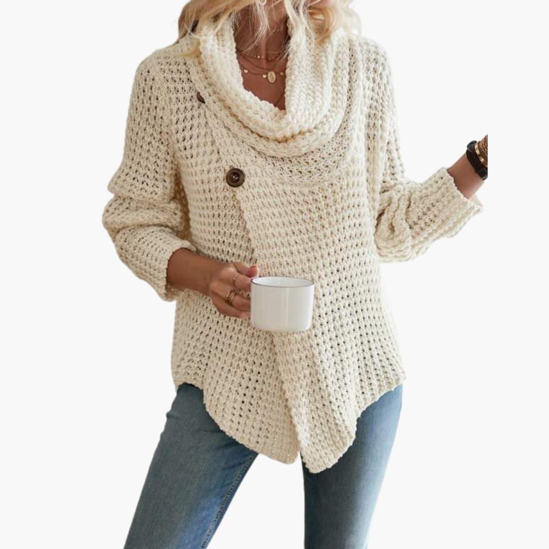 Women's Cardigan with Shawl Collar