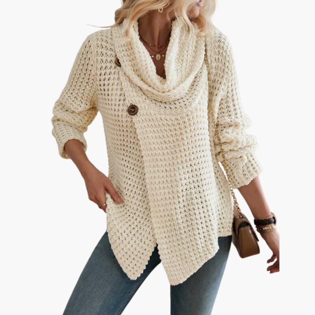 Women's Cardigan with Shawl Collar