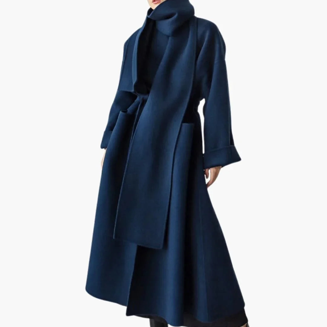 Women's Winter Coat with Tailored Fit and Front Buttons