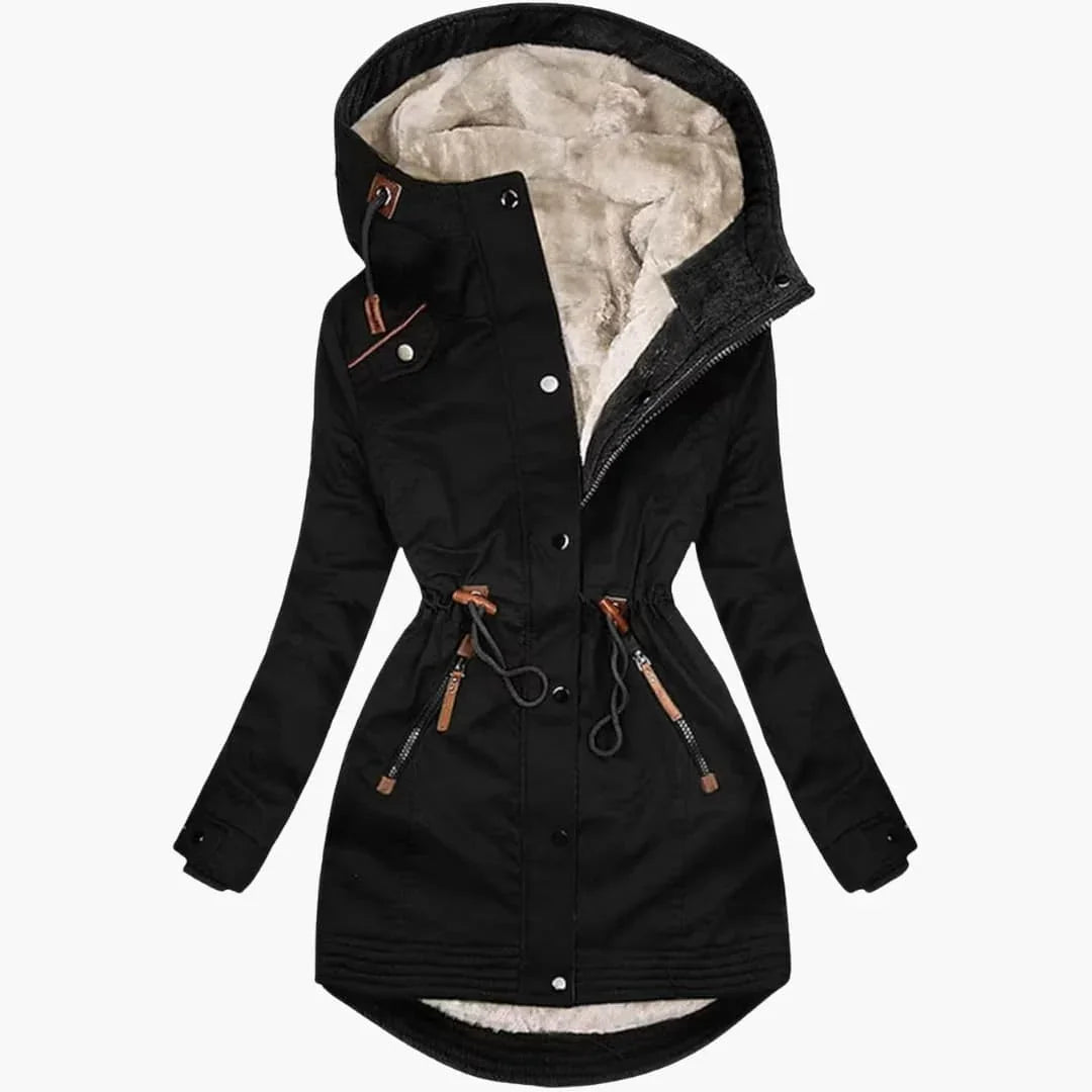 Bavane | Women's Winter Parka with Hood and Pockets
