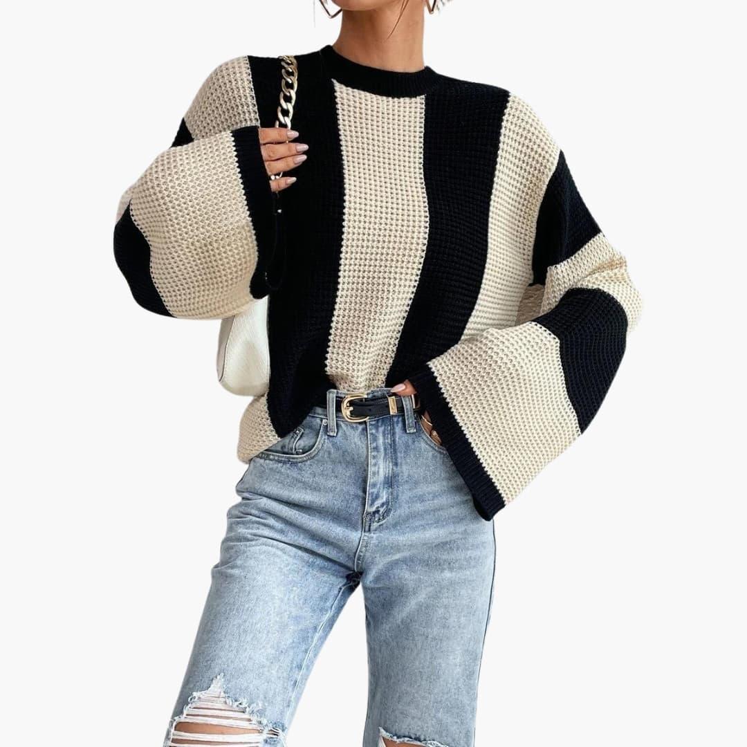 Women's Sweater with Round Neck
