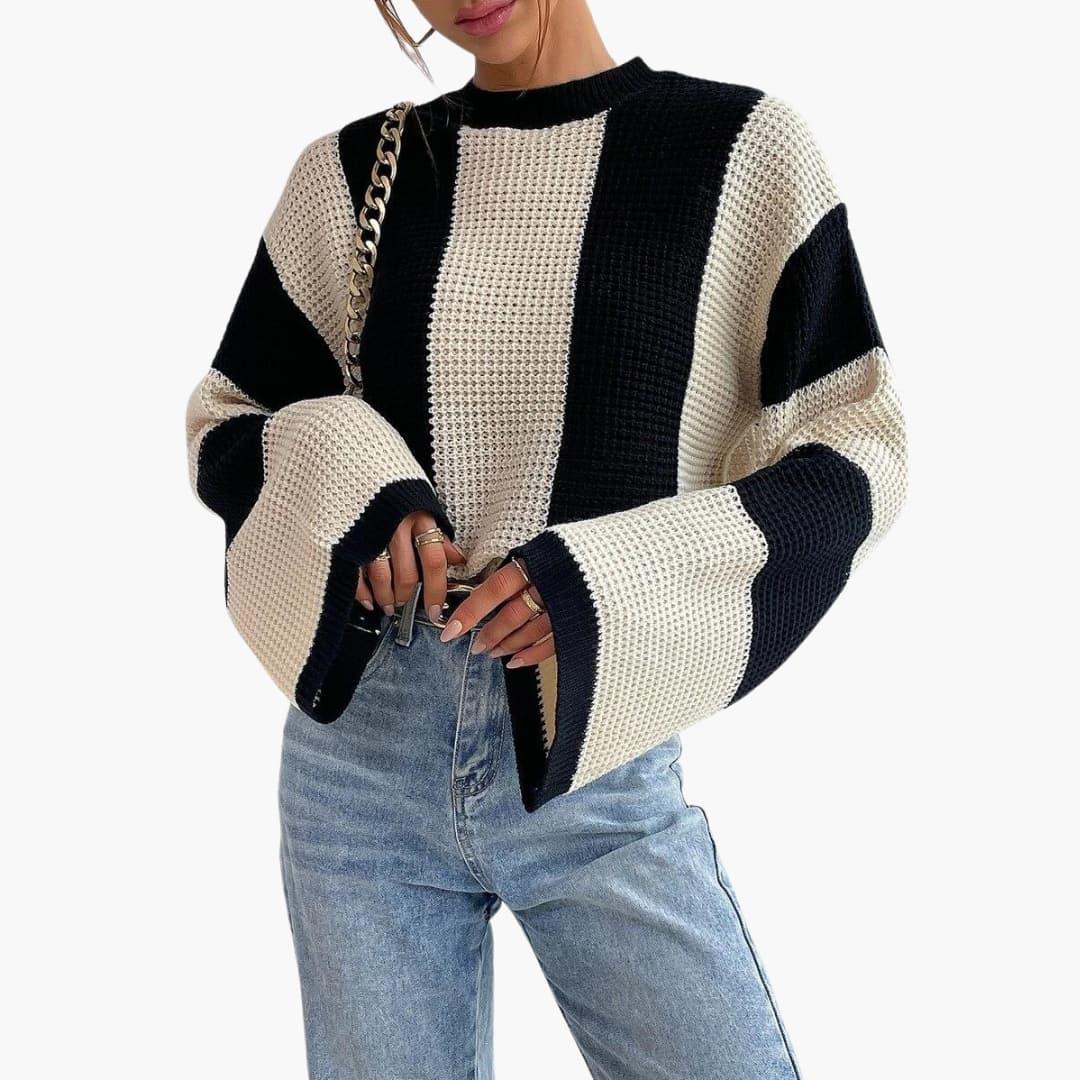 Women's Sweater with Round Neck