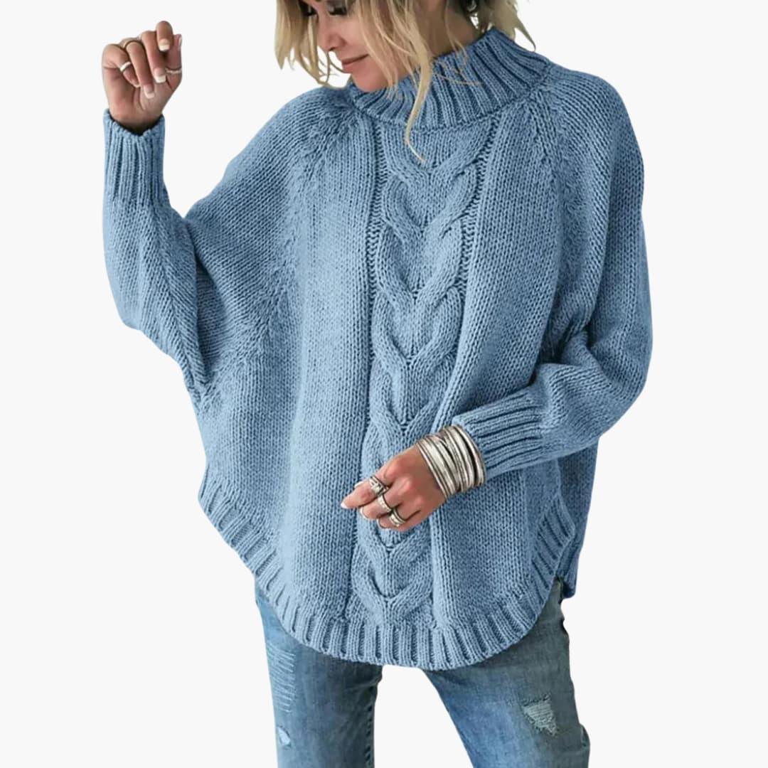 Bavane | Women's Sweater with Round Neck and Long Sleeves