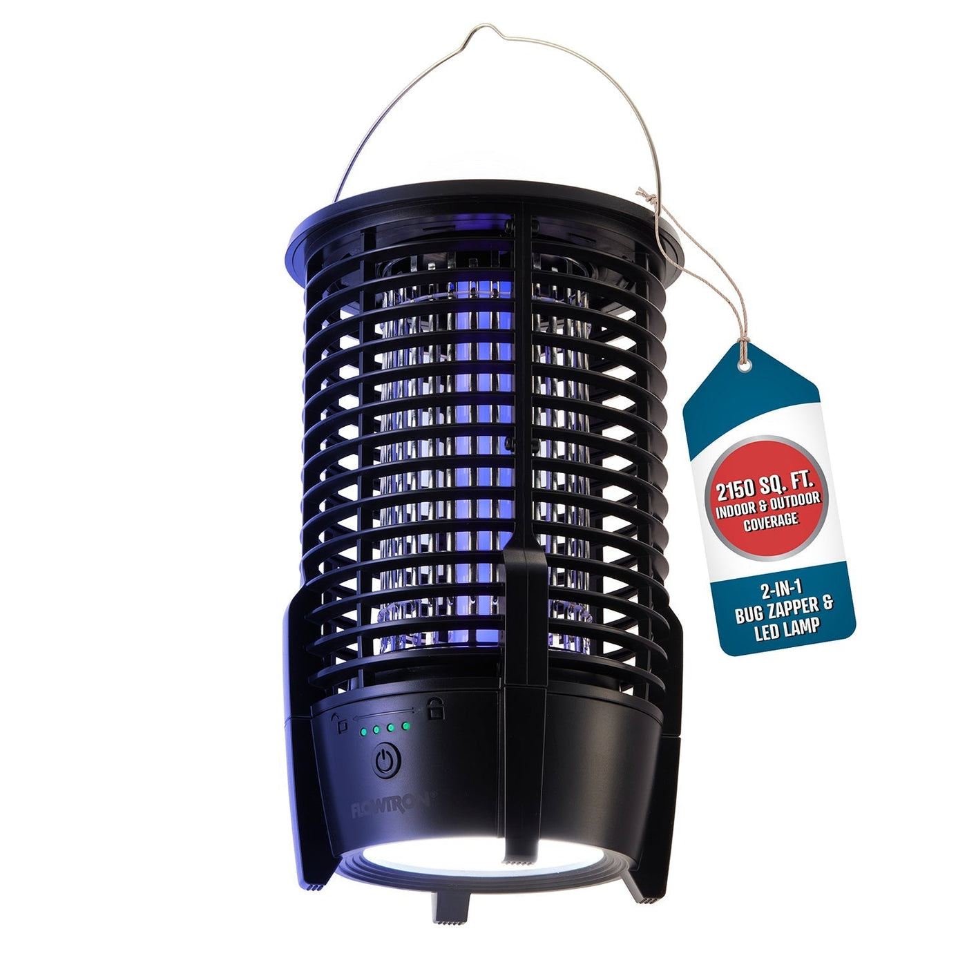 Bavane | Flowtron Rechargeable Bug Zapper Lamp, 2150 sqft Coverage