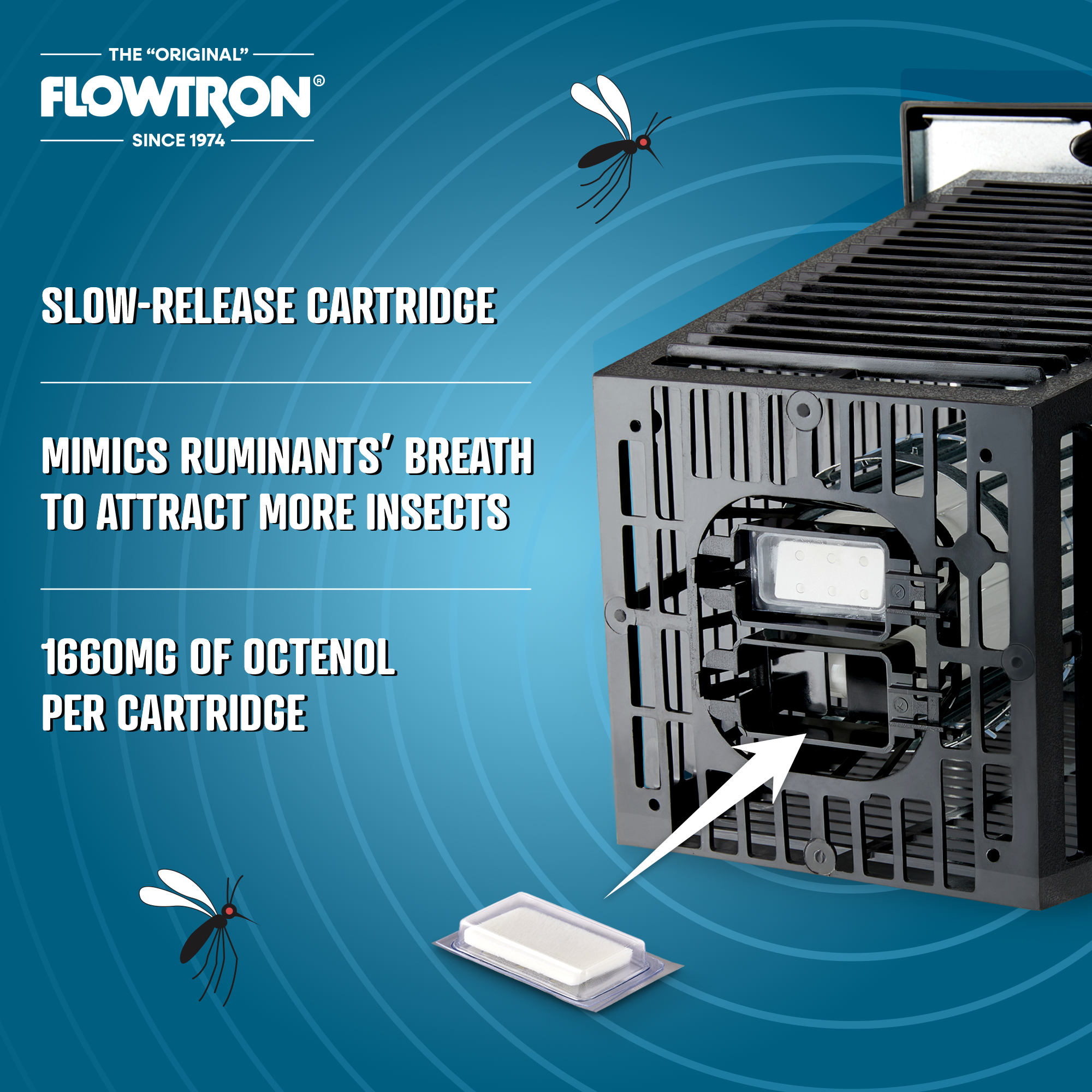 Flowtron Octenol Mosquito Attractant Replacement Cartridge