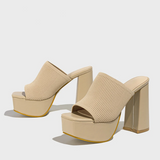 Women's Orthopedic Sandals with Platform Sole and Cushioned Insole