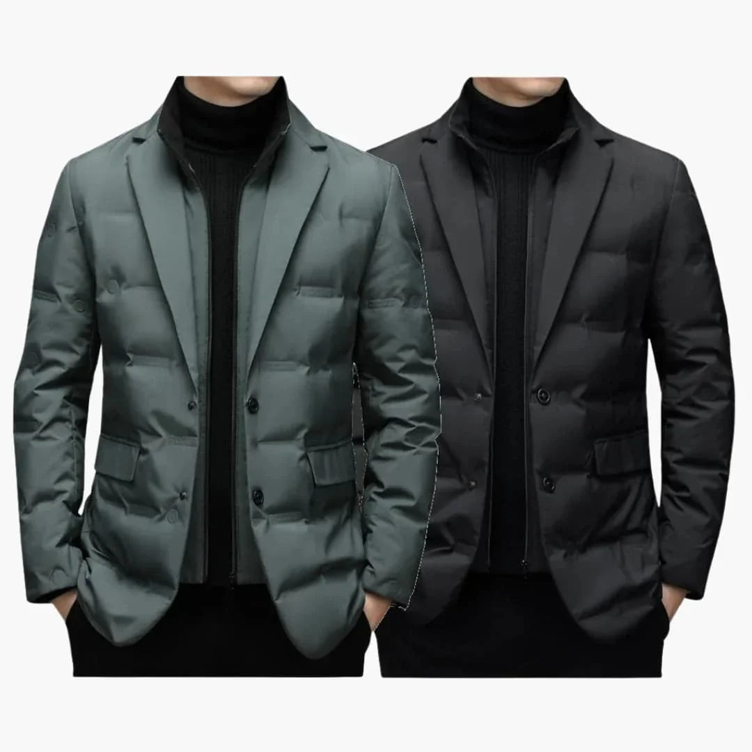 Men's Blazer Jacket with Front Pockets