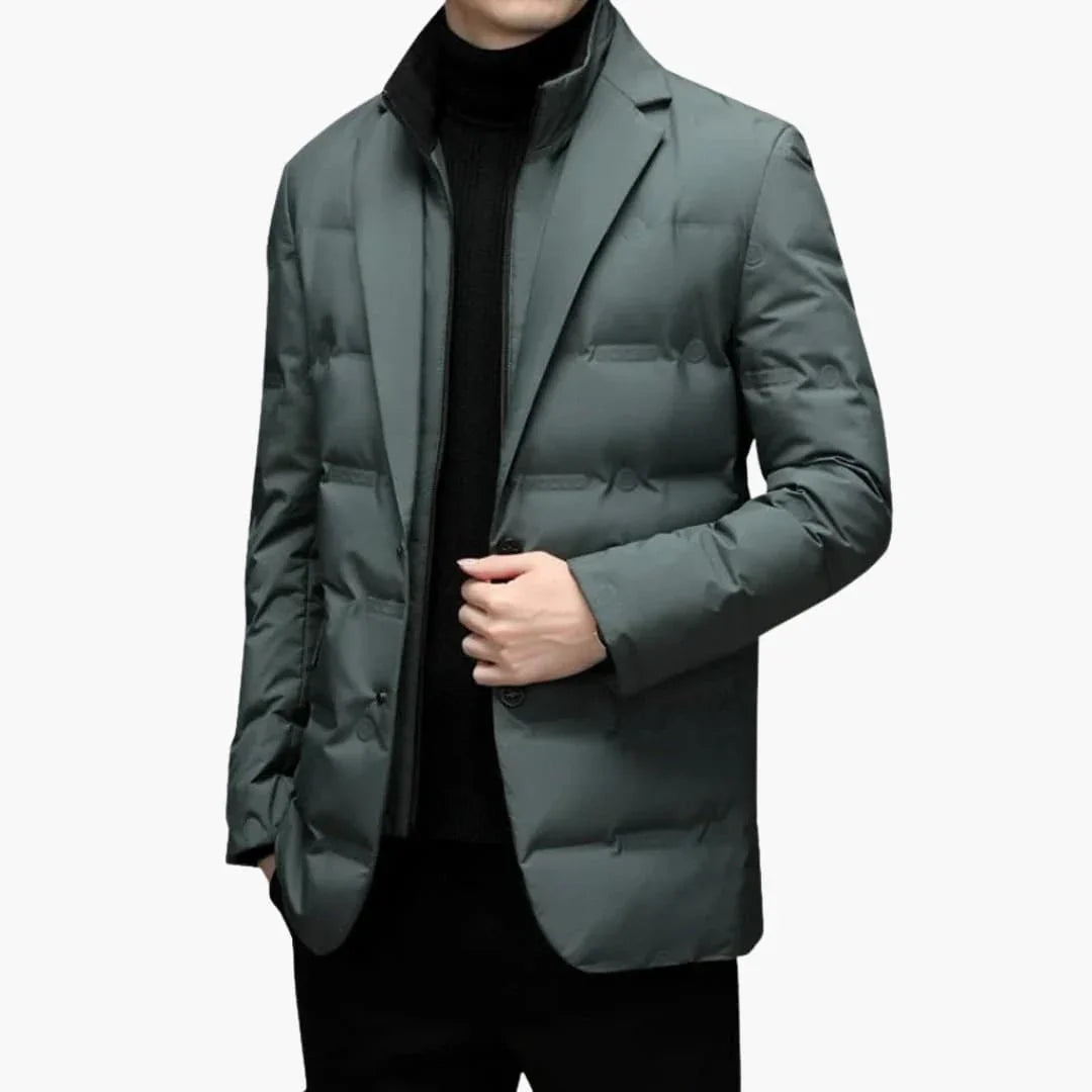 Men's Blazer Jacket with Front Pockets