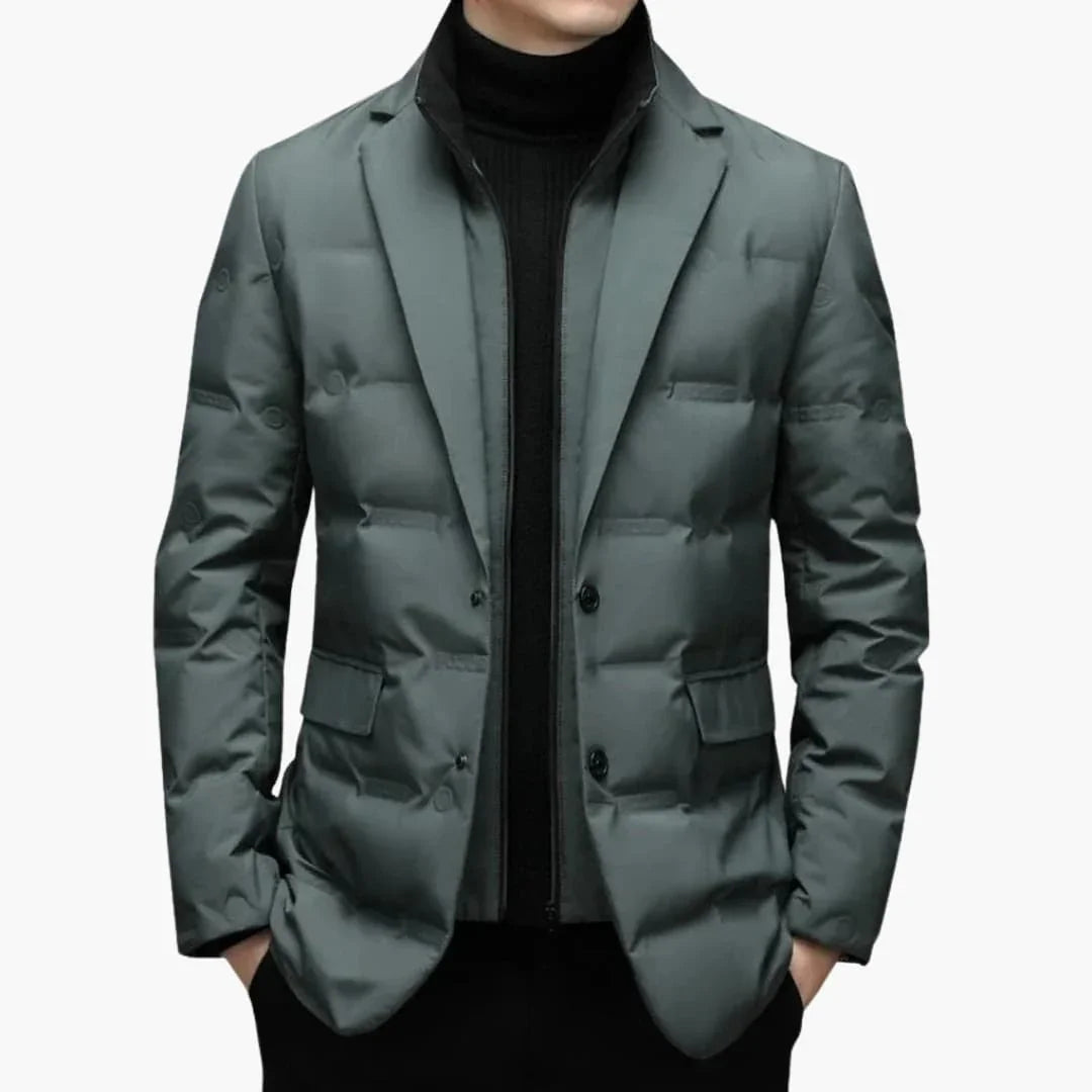 Men's Blazer Jacket with Front Pockets