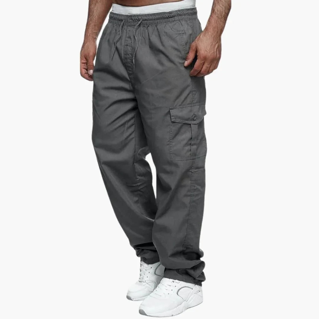 Men's Cargo Pants with Multiple Pockets