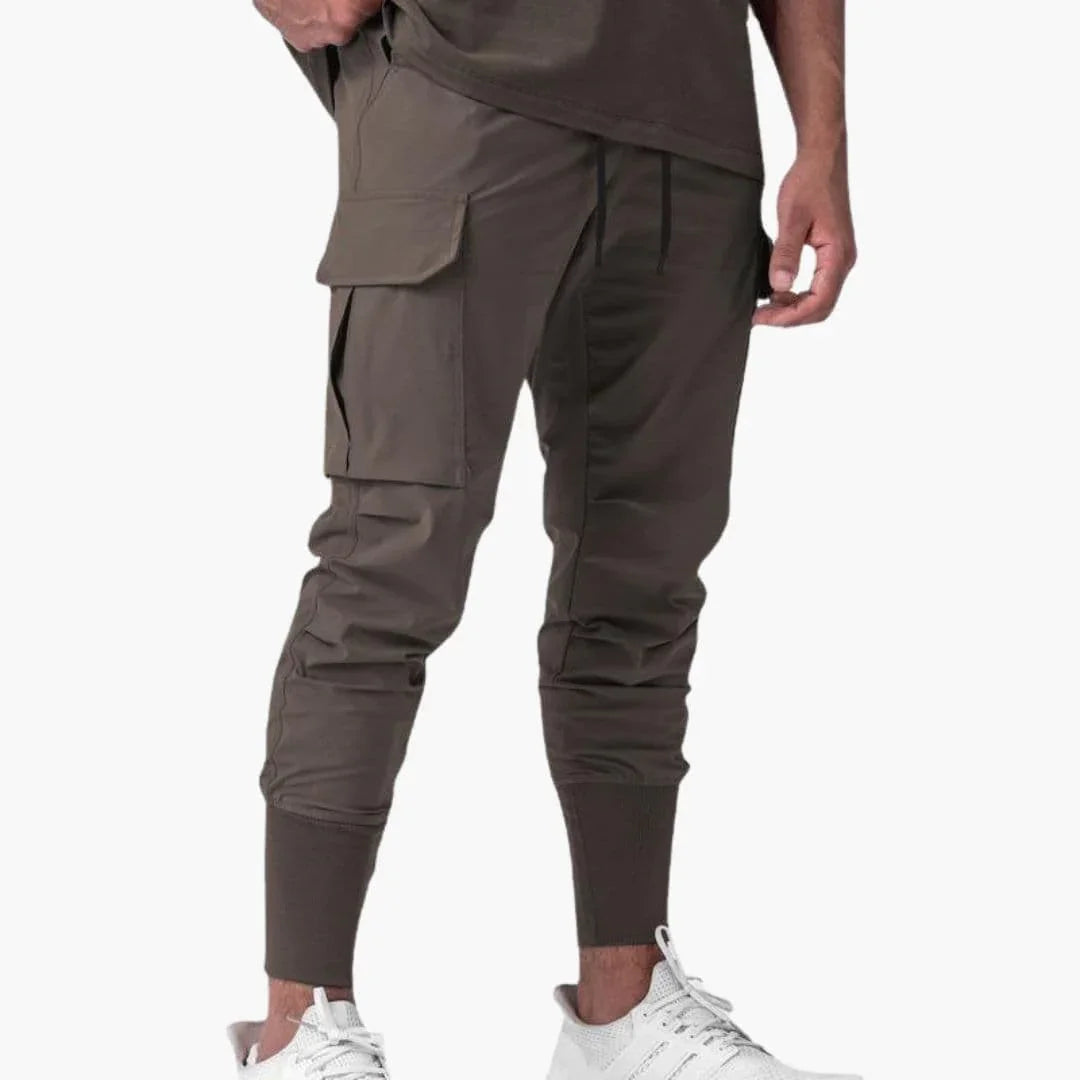 Men's Cargo Jogging Pants with Multiple Pockets