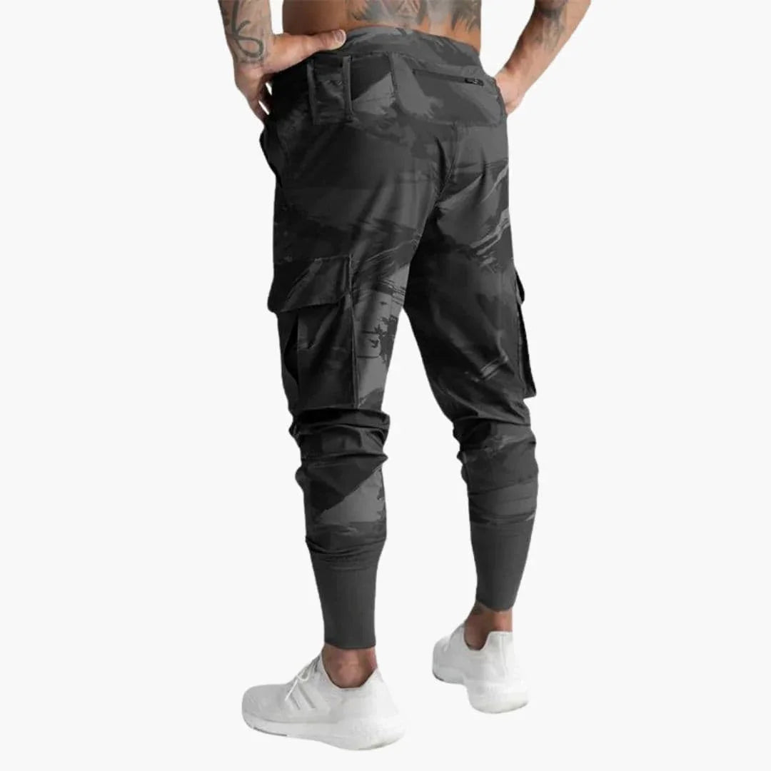 Men's Cargo Jogging Pants with Multiple Pockets