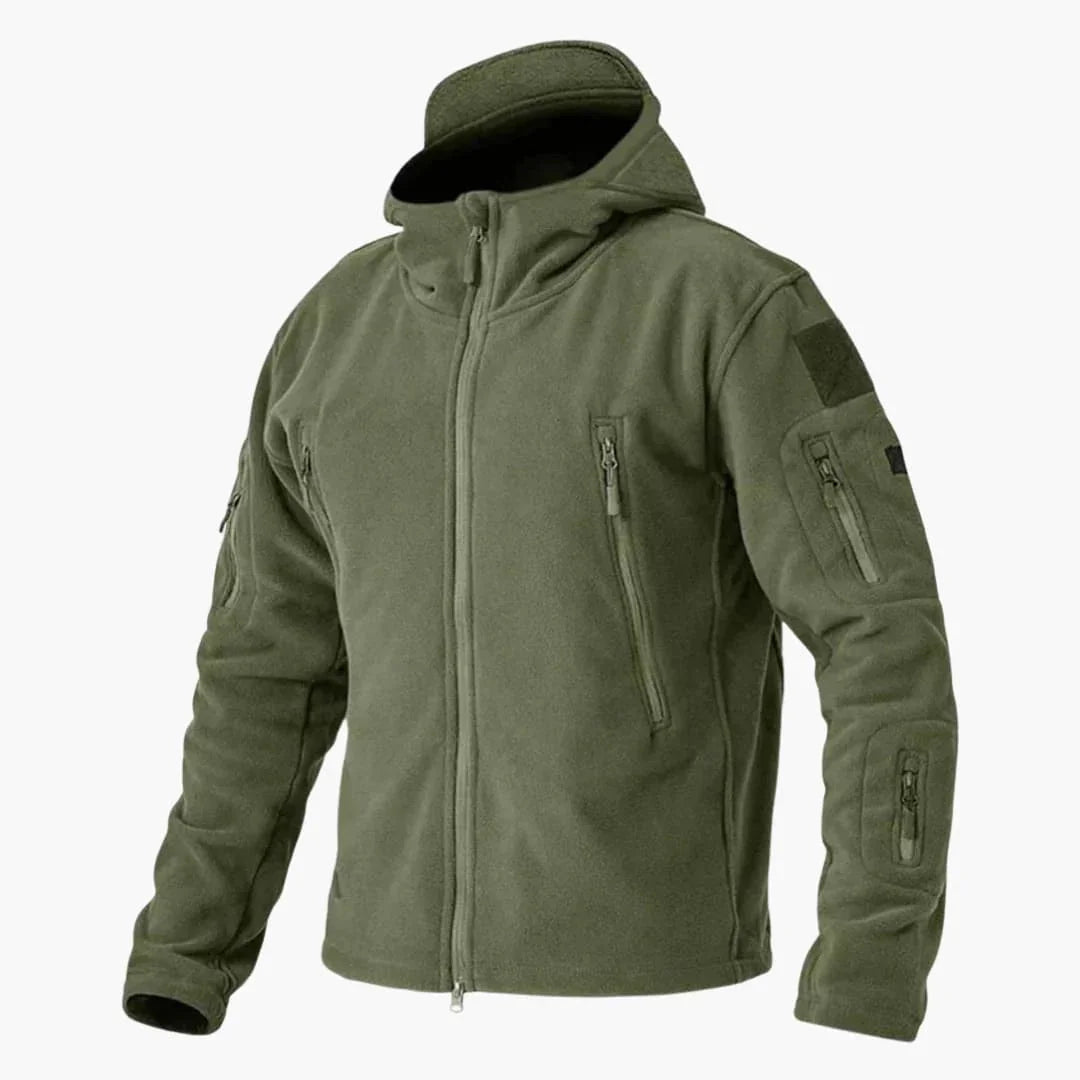 Men's Fleece Jacket with Multiple Pockets