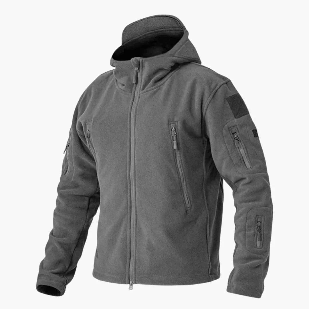 Men's Fleece Jacket with Multiple Pockets