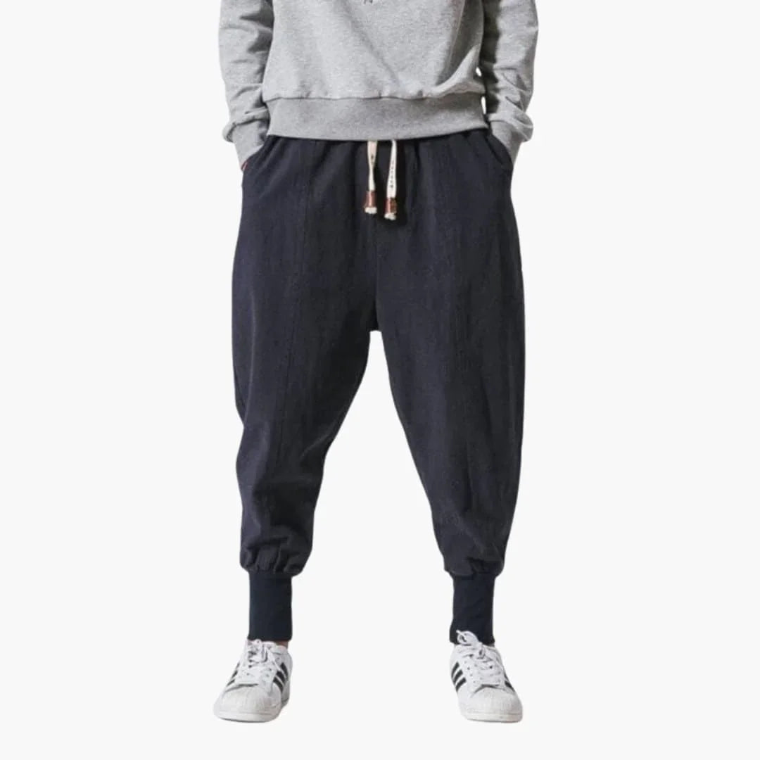 Bavane | Men's Harem Pants with Drawstring