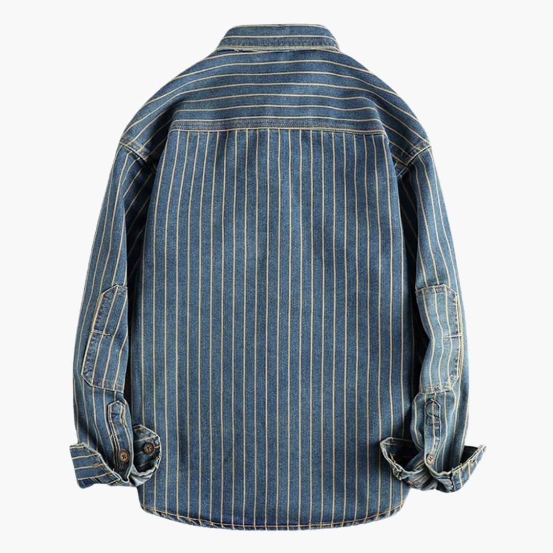 Men's Shirt with Striped Surface