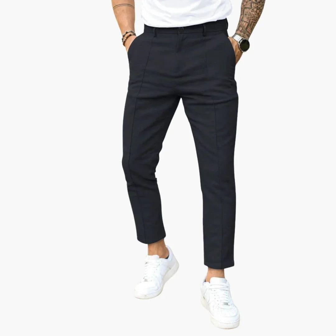 Bavane | Men's Trousers with Belt Loops and Straight Leg