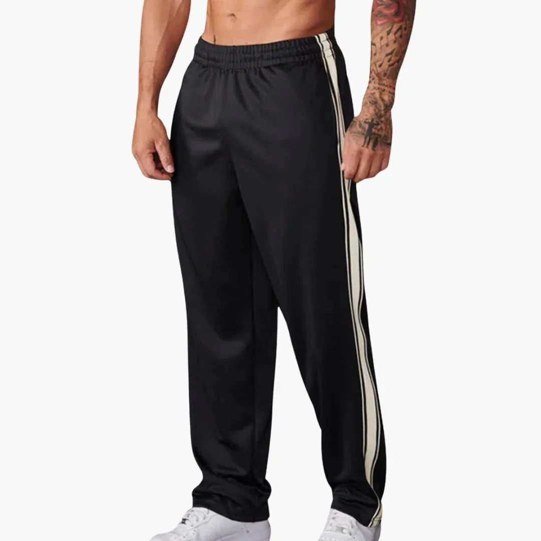 Men's Pants with Side Stripes