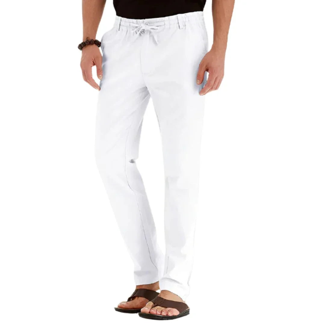 Bavane | Men's Trousers with Elastic Waistband and Straight Leg