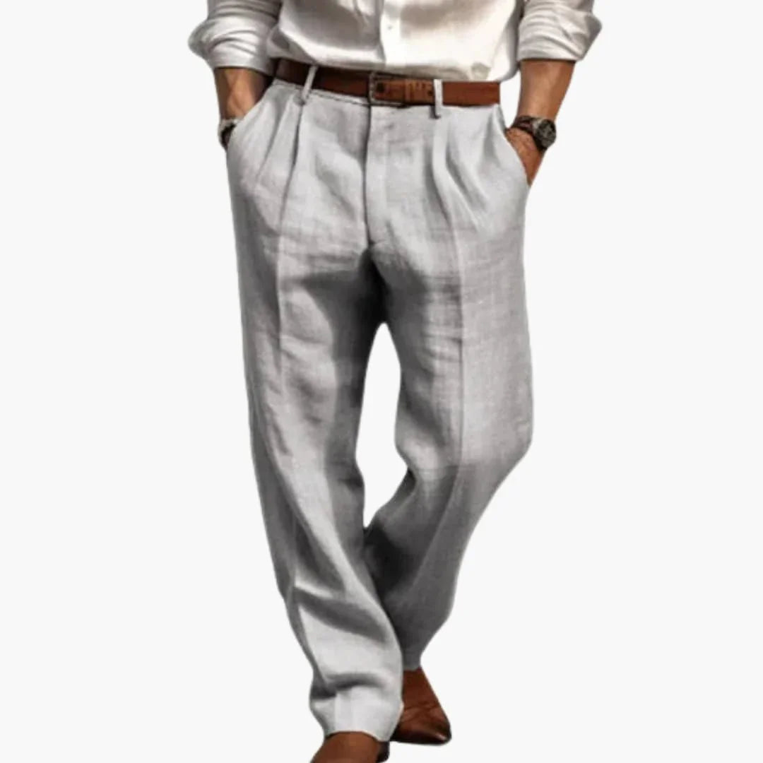 Men's Straight Leg Pants with Functional Pockets